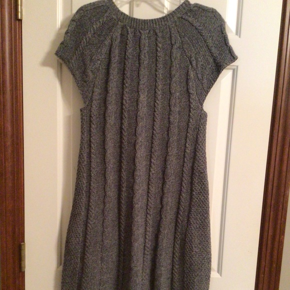 Charcoal Style and Co. knit dress, size Large - Picture 2 of 2